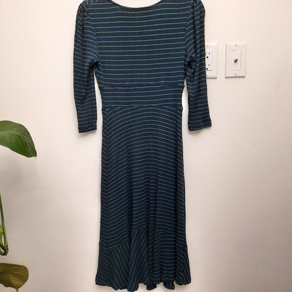 Anthropologie Maeve Flores  Striped Rayon Pullover dress - Picture 7 of 11